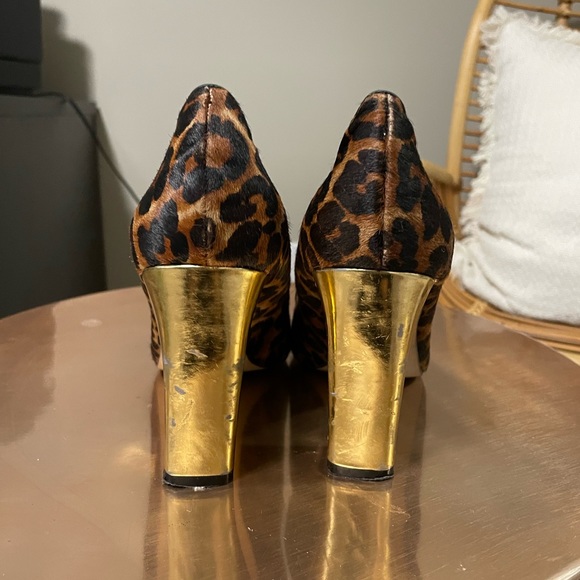 Louise Et Cie Pony Hair Block Heels Pump - Picture 3 of 5